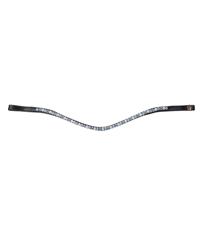 Waldhausen X-Line Stirnband Glam blue/petrolblue/silber