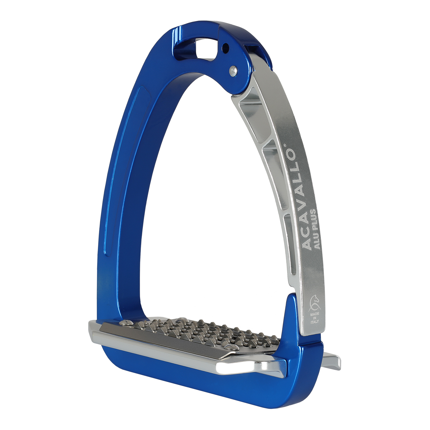 ACAVALLO AC608- Sicherheits-Steigbügel Arena Alupro Aluminium, Farbe Blue