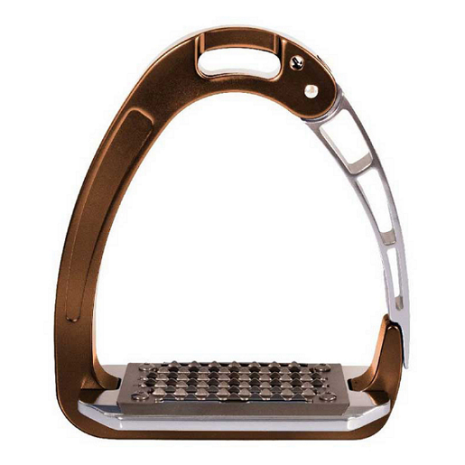 ACAVALLO AC608- Sicherheits-Steigbügel Arena Alupro Aluminium, Farbe Bronze