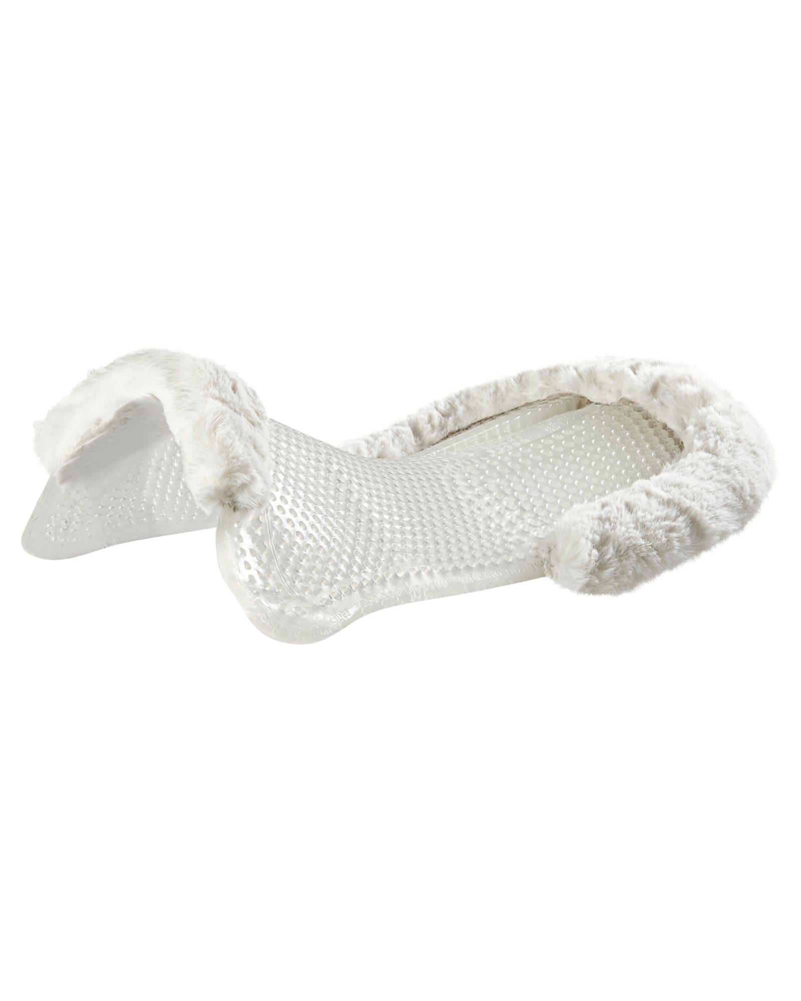 Acavallo Gel Pad hinten erhöht mit Eco-Fellrand  AC179 onesize