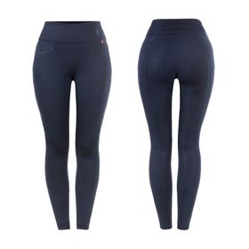 Cavallo CAVALLOU Grip Winter-Reitleggings in darkblue