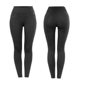 Cavallo CAVALLOU Grip Winter-Reitleggings in black