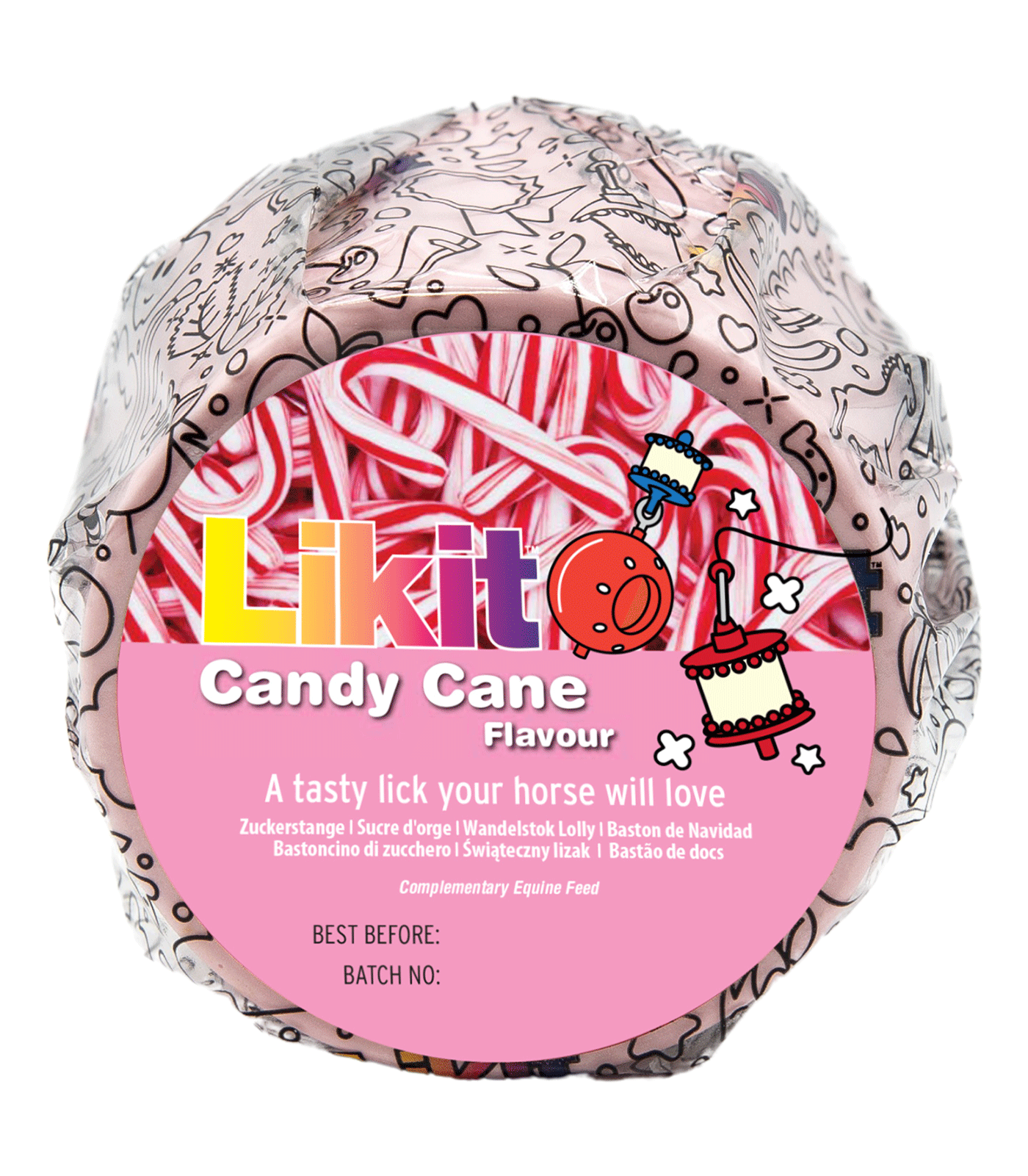 Likit Zuckerstange Leckstein 650g 