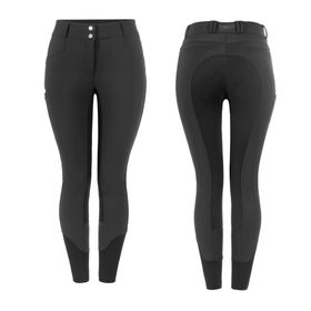 Cavallo CAVALCHARLET Reithose mit Kunstlederbesatz in black