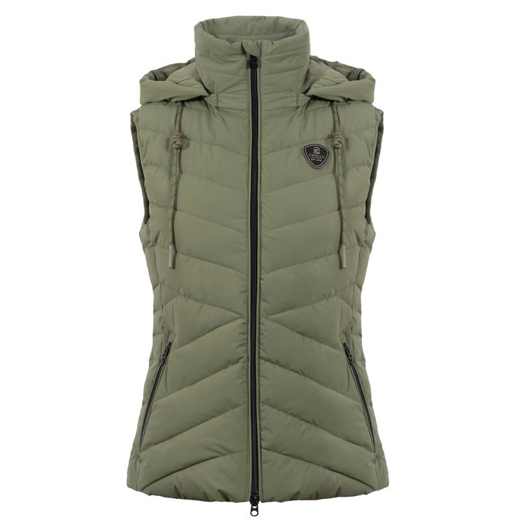 CAVALRALIA Damen Steppweste in tea leaf von Cavallo