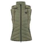 CAVALRALIA Damen Steppweste in tea leaf von Cavallo