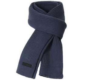COVALLIERO  Strickschal in dark navy