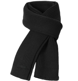 COVALLIERO  Strickschal in black