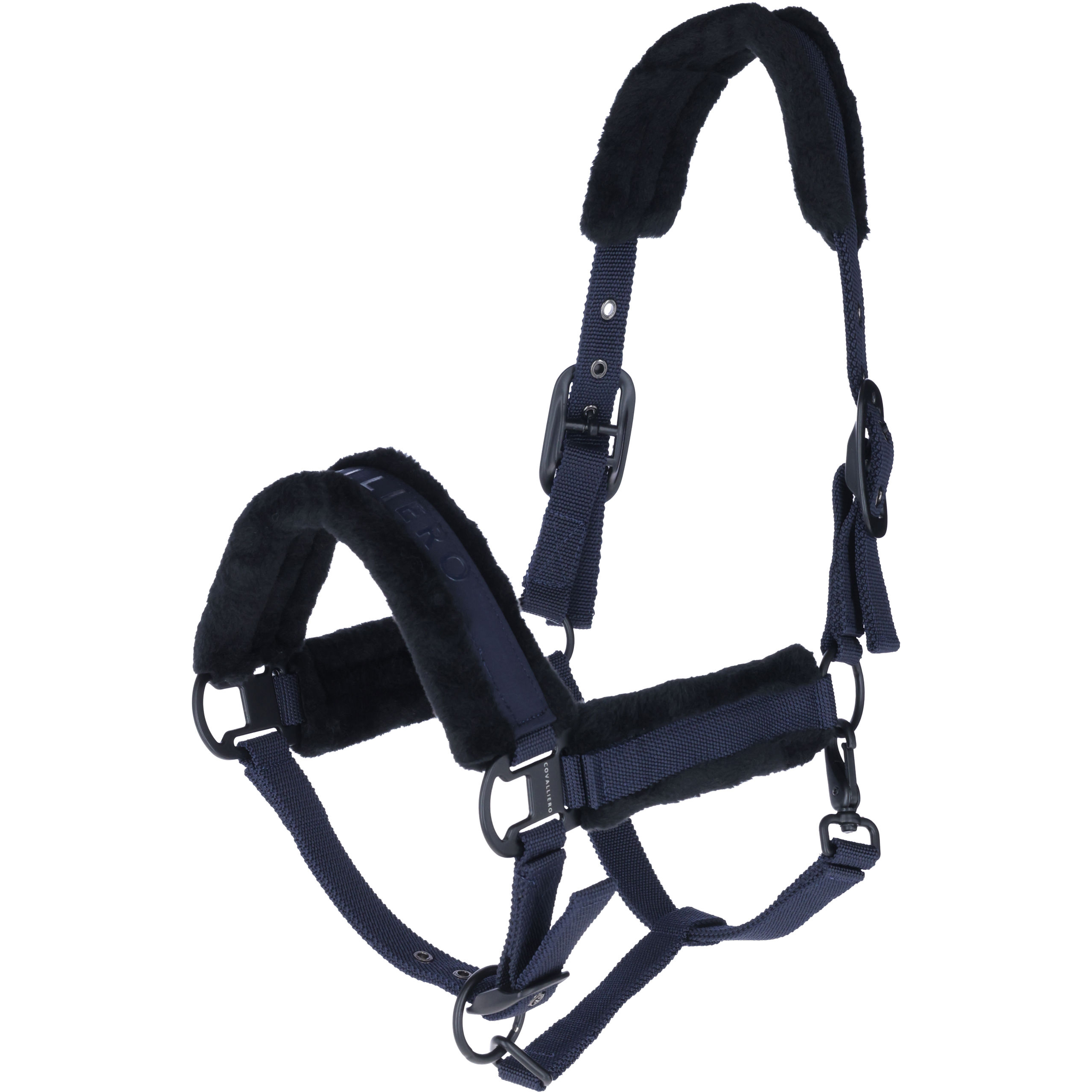 COVALLIERO Kunstfell Halfter in dark navy