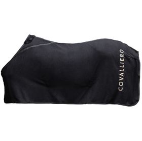 COVALLIERO Fleecedecke in black , Transportdecke, Abschwitzdecke