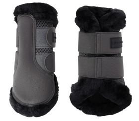 COVALLIERO Softgamasche in steel grey