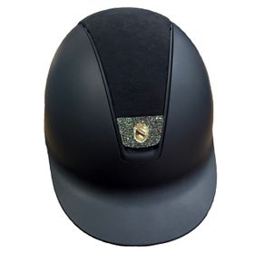 Samshield Shadowmatt black, Top: Alcantara, Blazon Crystal Fabric, Trim black matt