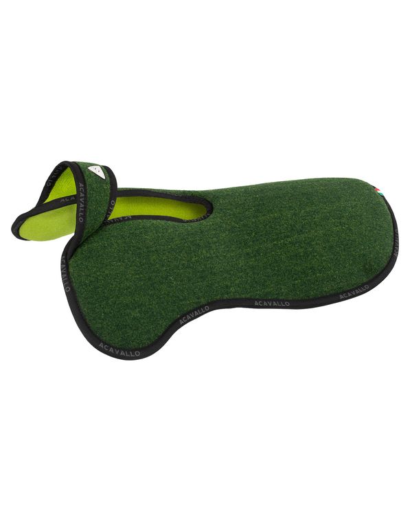 Acavallo AC825 Widerristfreies Memory-Schaum-doppelseitiges Filz Pad Forest/Green