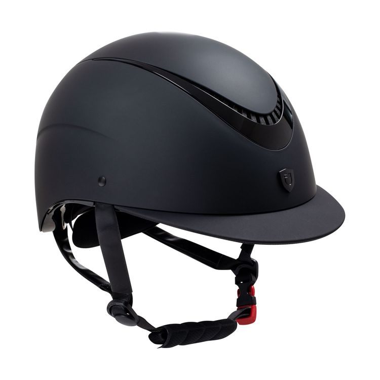 Equestro Reithelm Galaxy mit schmalem Visier black/black