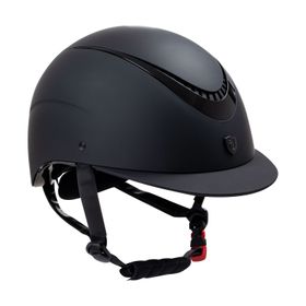 Equestro Reithelm Galaxy mit schmalem Visier black/black
