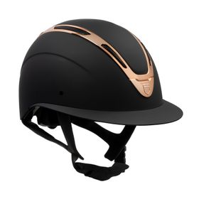 Equestro Reithelm Apocalypse black/rose gold
