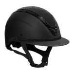Equestro Reithelm Apocalypse black/black mit Strasssteinen