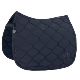 Eskadron Platinum Schabracke Softshell Emblem in atlantik blue, Gr. PonyDressur
