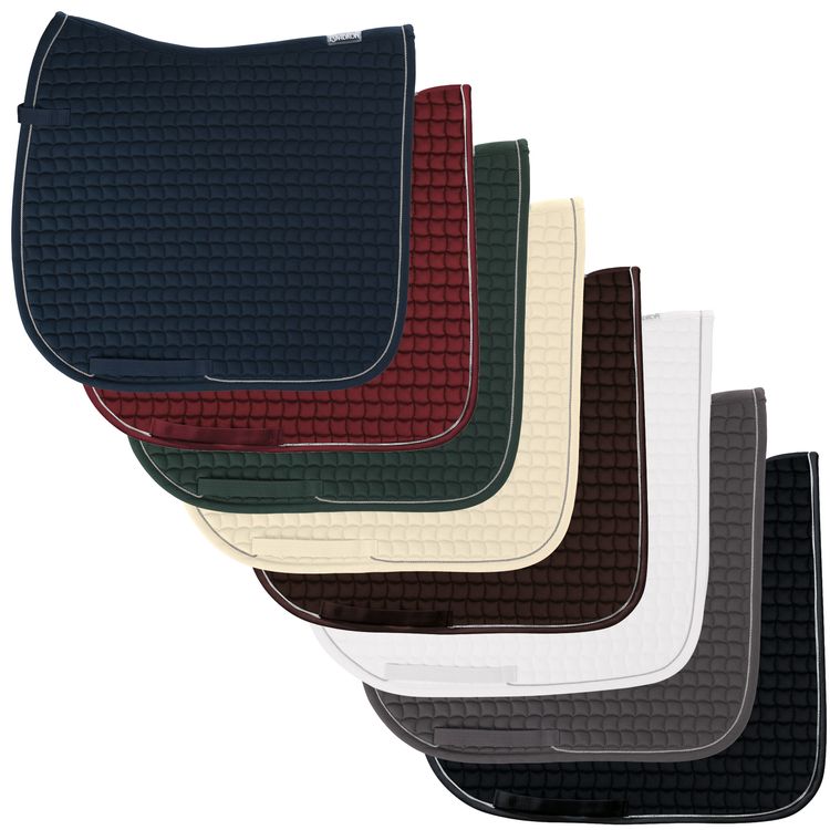 Eskadron Cotton Schabracke mit silver Litze, Farbe creme, Größe PonyDressur