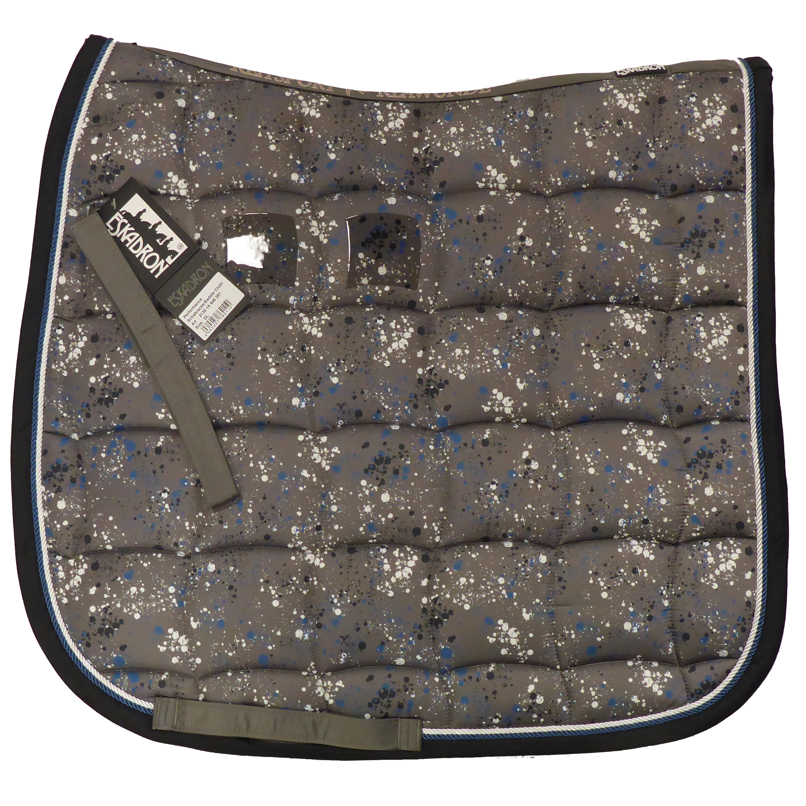 Eskadron Graffiti Performance Glossy Pad in grey-ocean, Gr. PonyDressur