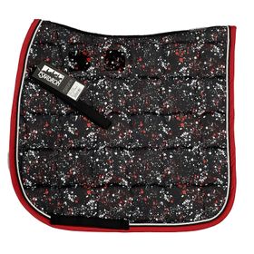 Eskadron Graffiti Performance Glossy Pad in black-karminrot, Gr. PonyDressur