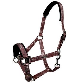 Eskadron Graffiti Glossy Dornschnallen Halfter in copper, Gr. Pony 1