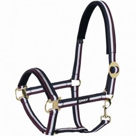 Eskadron Schiebeschnallen Halfter in blackberry-white -navy Gr. Pony2