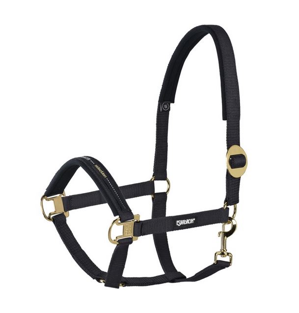 Eskadron Schiebeschnallen Halfter in schwarz Gr. Pony2