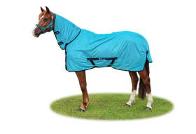Bucas Freedom Fly Sheet in Sweet blue F/N Shetty/Pony