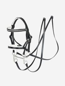 LeMieux Hobby Horse Double Bridle in schwarz