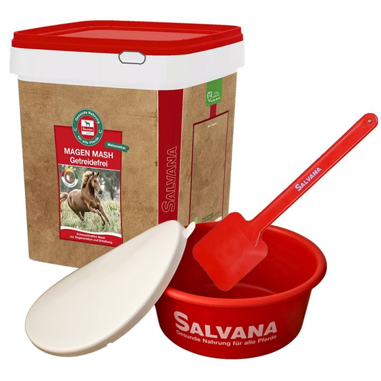 SALVANA Magen Mash 5g inkl. gratis Futterschale & gratis Mashlöffel