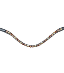 Waldhausen X-Line Trensenzaum schwarz Goldheart 