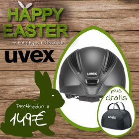UVEX Reithelm Perfexxion II - Farbe anthra inkl. Helmtasche