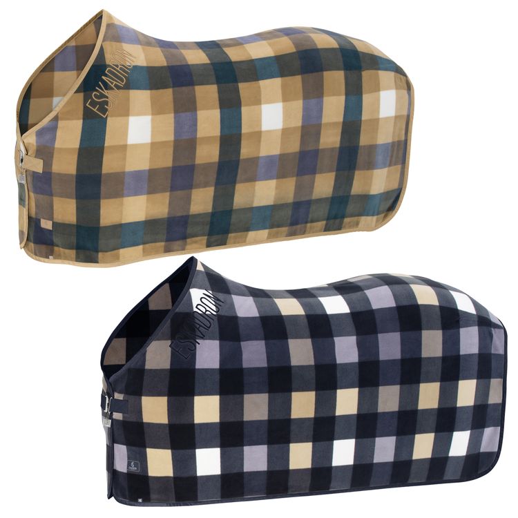 Eskadron Classic Sports Abschwitzdecke Fleece Check