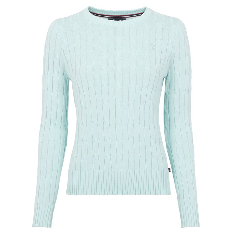 CAVALBOBBI Damen Strickpullover in cystal blue von Cavallo