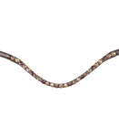 Waldhausen X-Line Trensenzaum braun Goldheart 