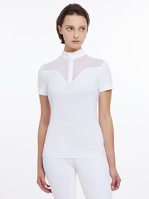 LeMieux Turniershirt Emily Short Sleeve Show Shirt White