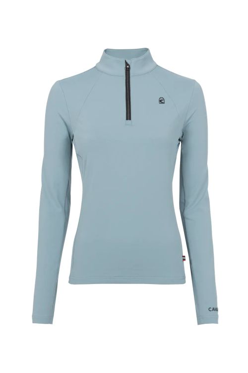 CAVALBRIA Damen Halfzip Langarmshirt in soft aqua von Cavallo