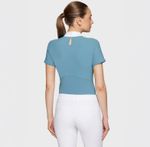 Samshield Turniershirt Aloise neptune with Crystal Fabric - kurzarm