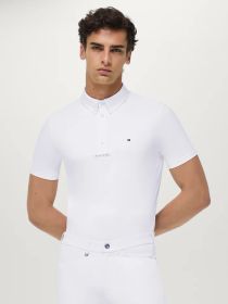 Tommy Hilfiger Alex Herren-Turniershirt OPTIC WHITE