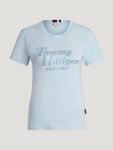 Tommy Hilfiger Malibu Strass T-Shirt Damen SWEET BLUE