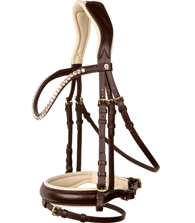 Waldhausen X-Line Trensenzaum Ivory braun