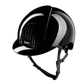 KEP Reithelm Nova Smart Polish in black mit Kinnriemen black