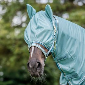 Bucas Freedom Fly Mask in turquoise