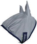 Bucas Buzz-Off Fly Mask silver/navy