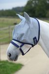 Bucas Buzz-Off Fly Mask silver/navy