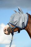 Bucas Buzz-Off Fly Mask silver/navy