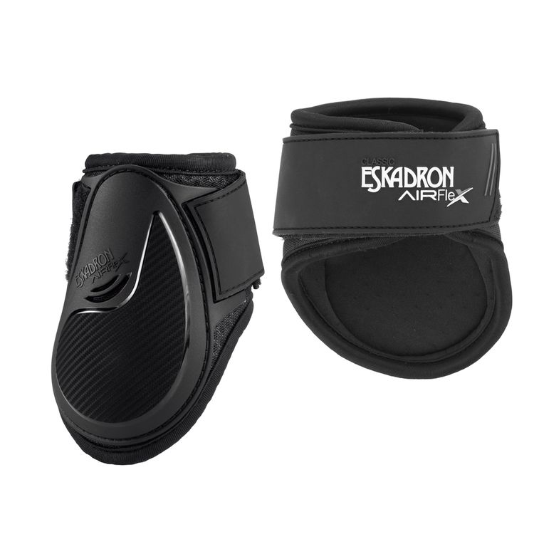 Eskadron AIR-FLEX Classic Streichkappen 2er Set für hinten in schwarz