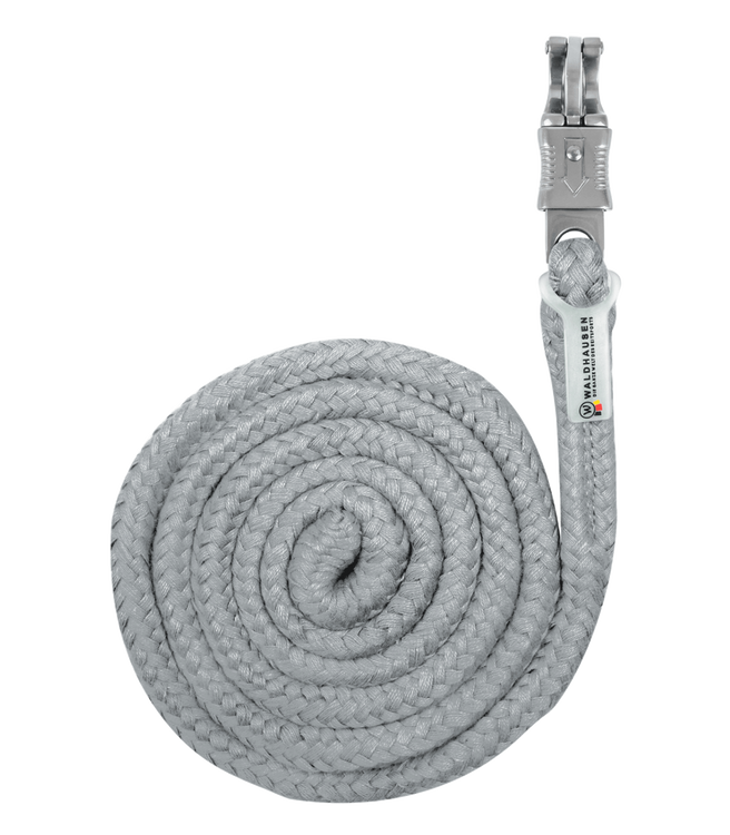 Waldhausen Anbindestrick Plus, Panikhaken, chromgrau