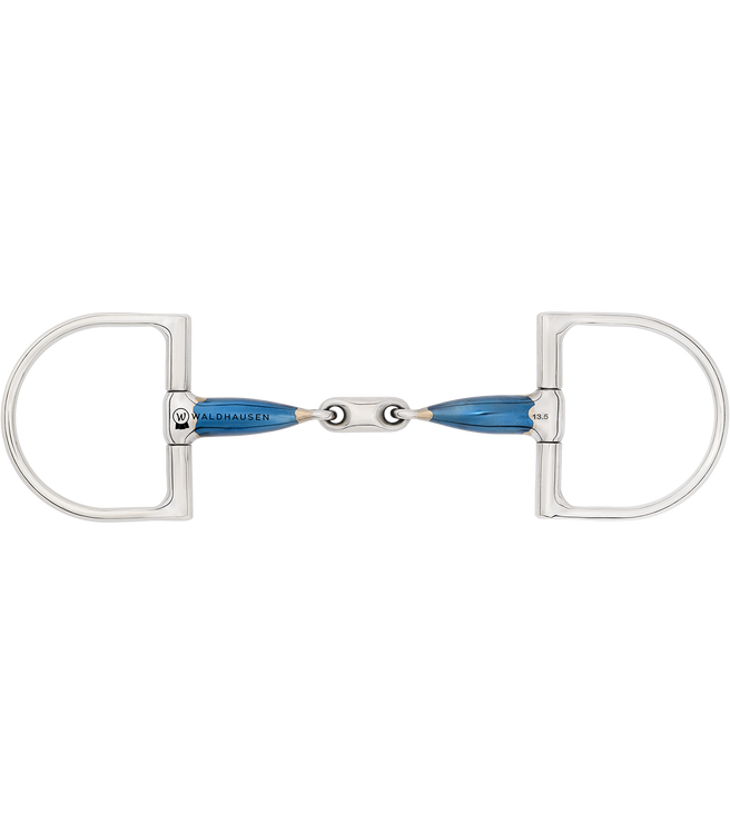 Waldhausen Sweet Iron D-Ring Gebiss, doppelt gebrochen
